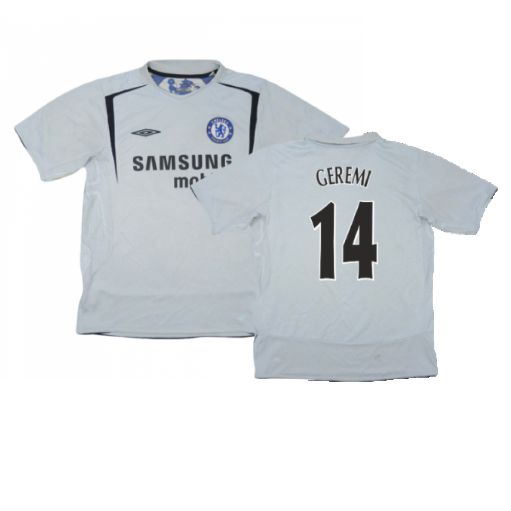 Chelsea 2005-06 Away Shirt (2XL) (Good) (Geremi 14)_0