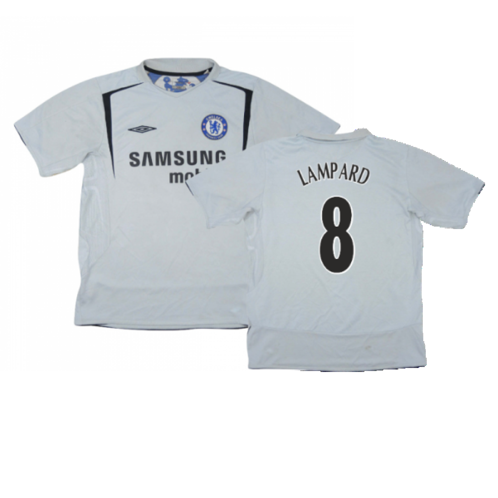 Chelsea 2005-06 Away Shirt (2XL) (Good) (Lampard 8)_0