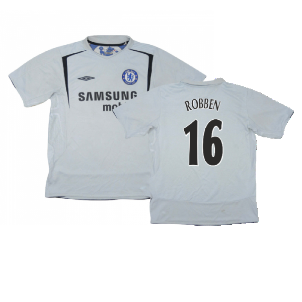 Chelsea 2005-06 Away Shirt (2XL) (Good) (Robben 16)_0