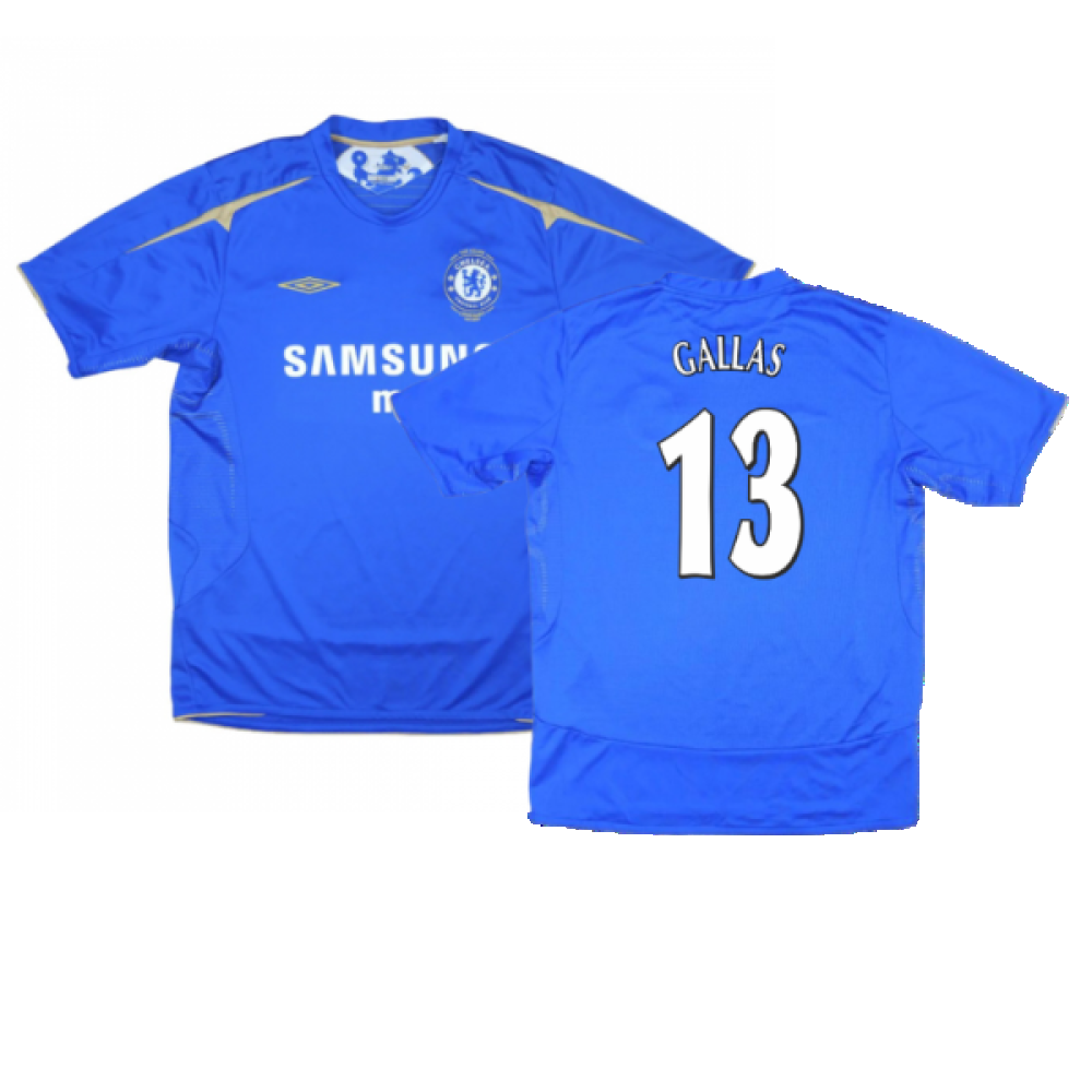 Chelsea 2005-06 Home Shirt (S) (Mint) (Gallas 13)_0