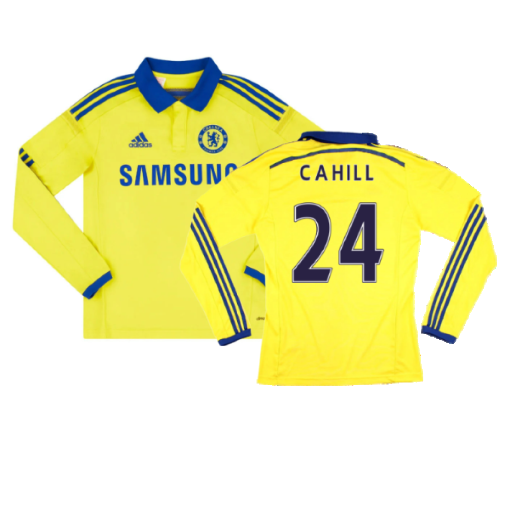 Chelsea 2014-15 Long Sleeve Away Shirt (S) (Excellent) (Cahill 24)_0