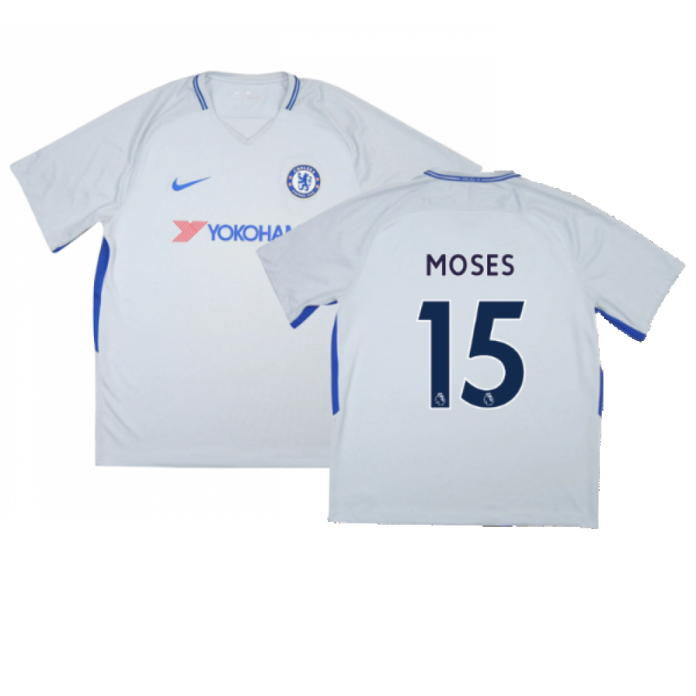 Chelsea 2017-18 Away Shirt (XLB) (Very Good) (Moses 15)_0