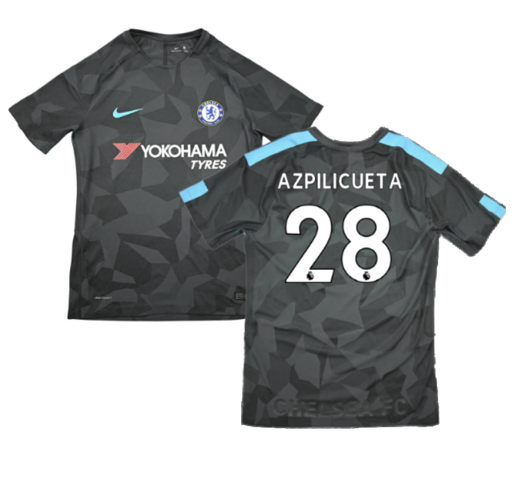 Chelsea 2017-18 Third Shirt (S) (Excellent) (Azpilicueta 28)_0