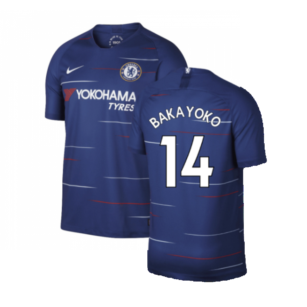 Chelsea 2018-19 Home Shirt (S) (Mint) (Bakayoko 14)_0