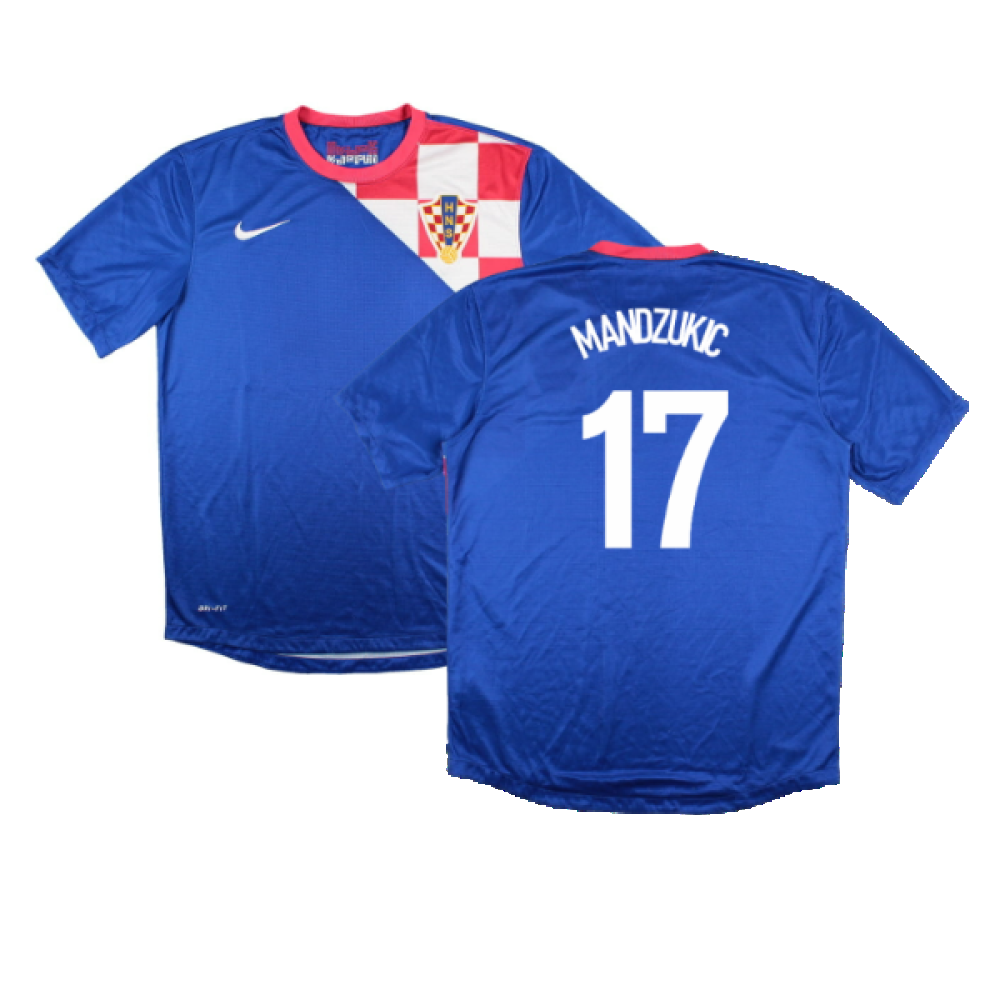 Croatia 2012-14 Away Shirt (S) (Very Good) (Mandzukic 17)_0