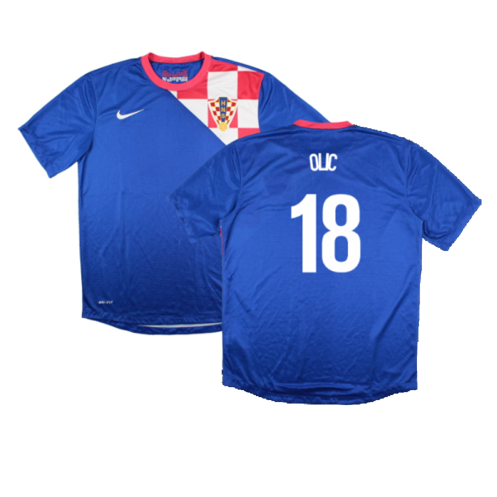 Croatia 2012-14 Away Shirt (S) (Very Good) (Olic 18)_0