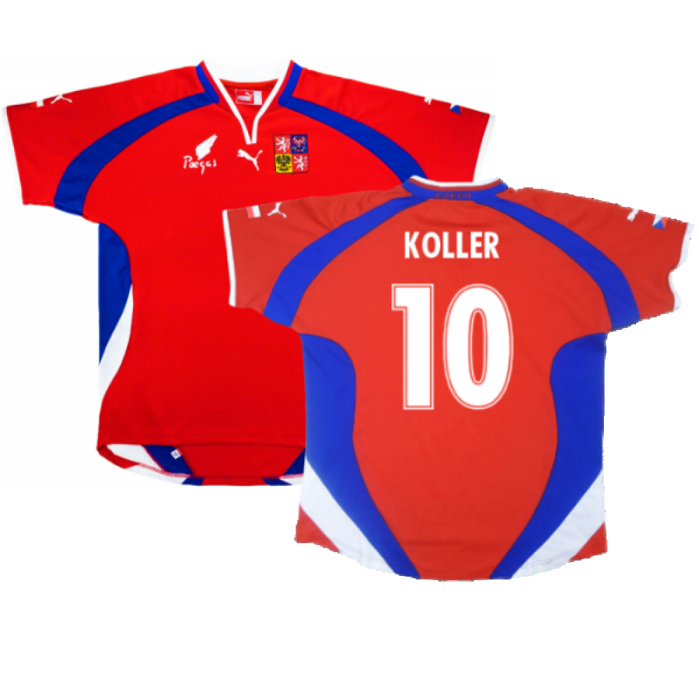 Czech Republic 2000-02 Home Shirt (XL) (Very Good) (Koller 10)_0