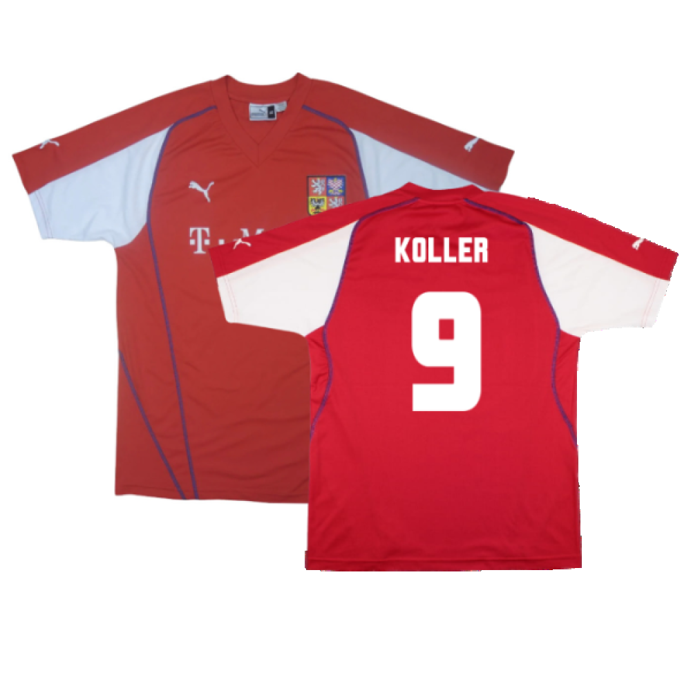 Czech Republic 2003-04 Home Shirt (L) (Good) (Koller 9)_0