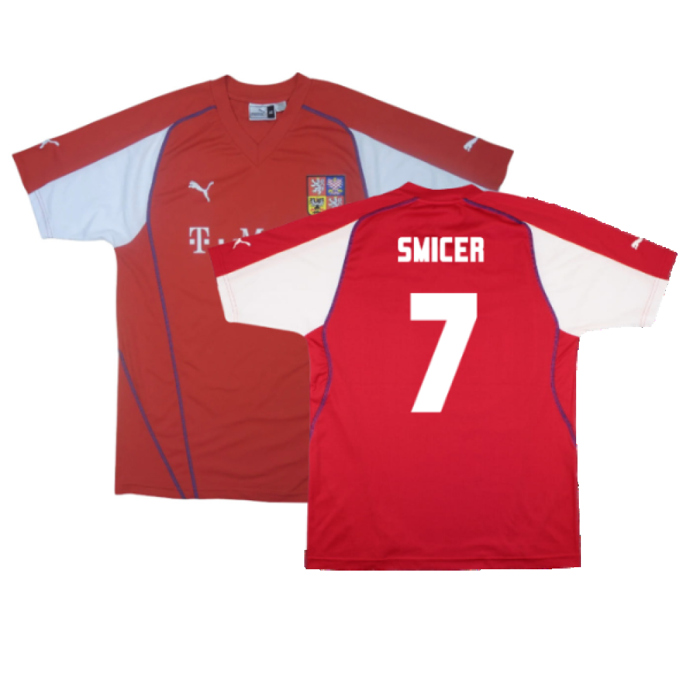 Czech Republic 2003-04 Home Shirt (Excellent) (Smicer 7)_0