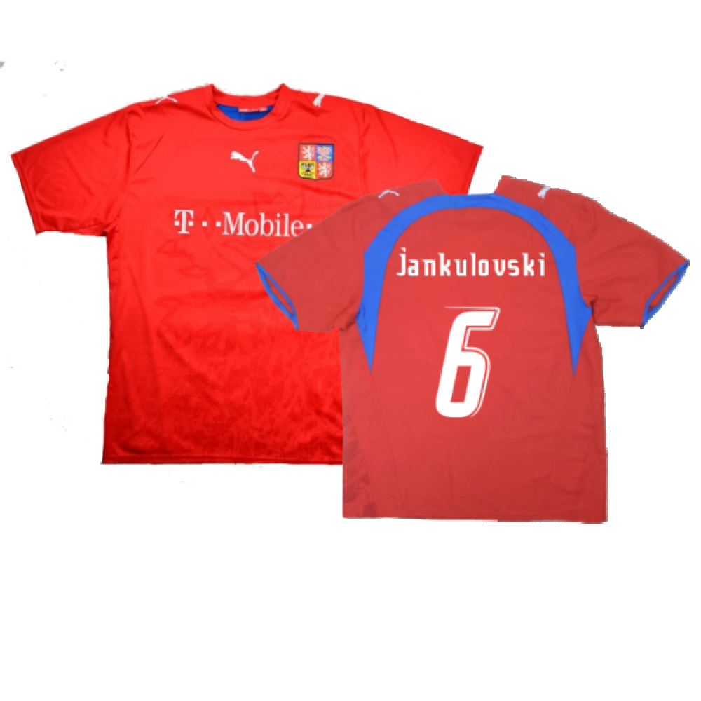 Czech Republic 2006-08 Home Shirt (Large) (Good) (Jankulovski 6)_0