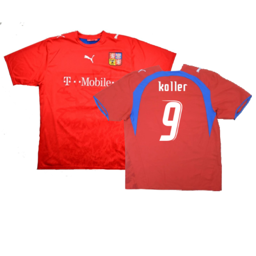 Czech Republic 2006-08 Home Shirt (Large) (Good) (Koller 9)_0