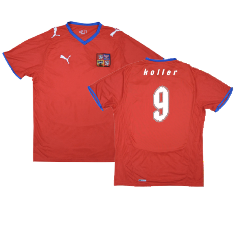 Czech Republic 2008-10 Home Shirt (XL) (Good) (Koller 9)_0