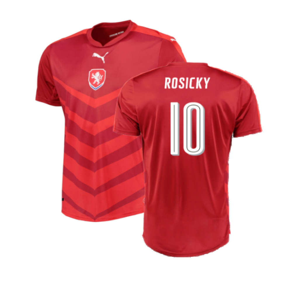 Czech Republic 2016-17 Home Shirt (L) (Excellent) (Rosicky 10)_0