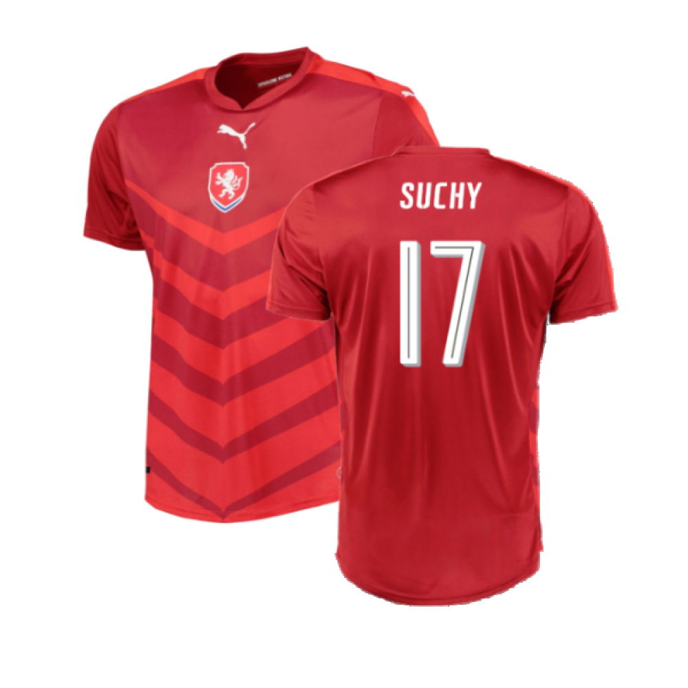 Czech Republic 2016-17 Home Shirt (XL) (Good) (Suchy 17)_0