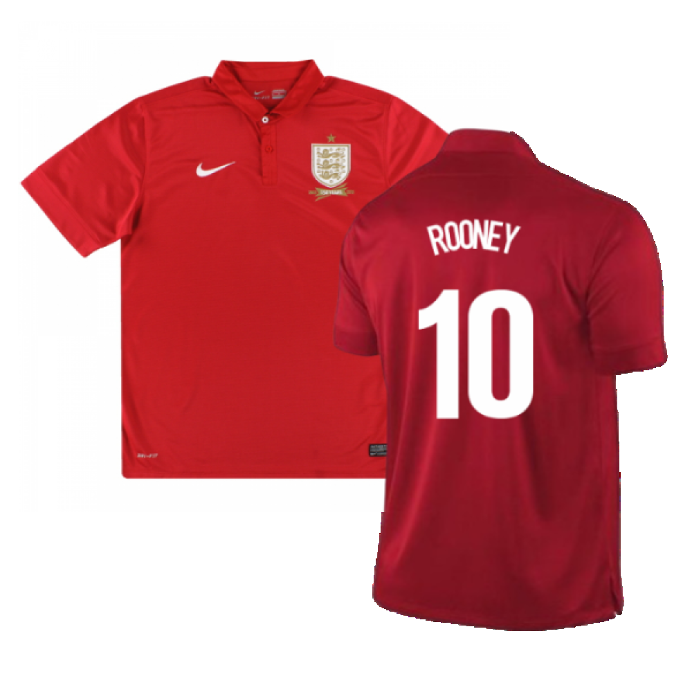 England 2013-14 Away Shirt (L) (Excellent) (ROONEY 10)_0