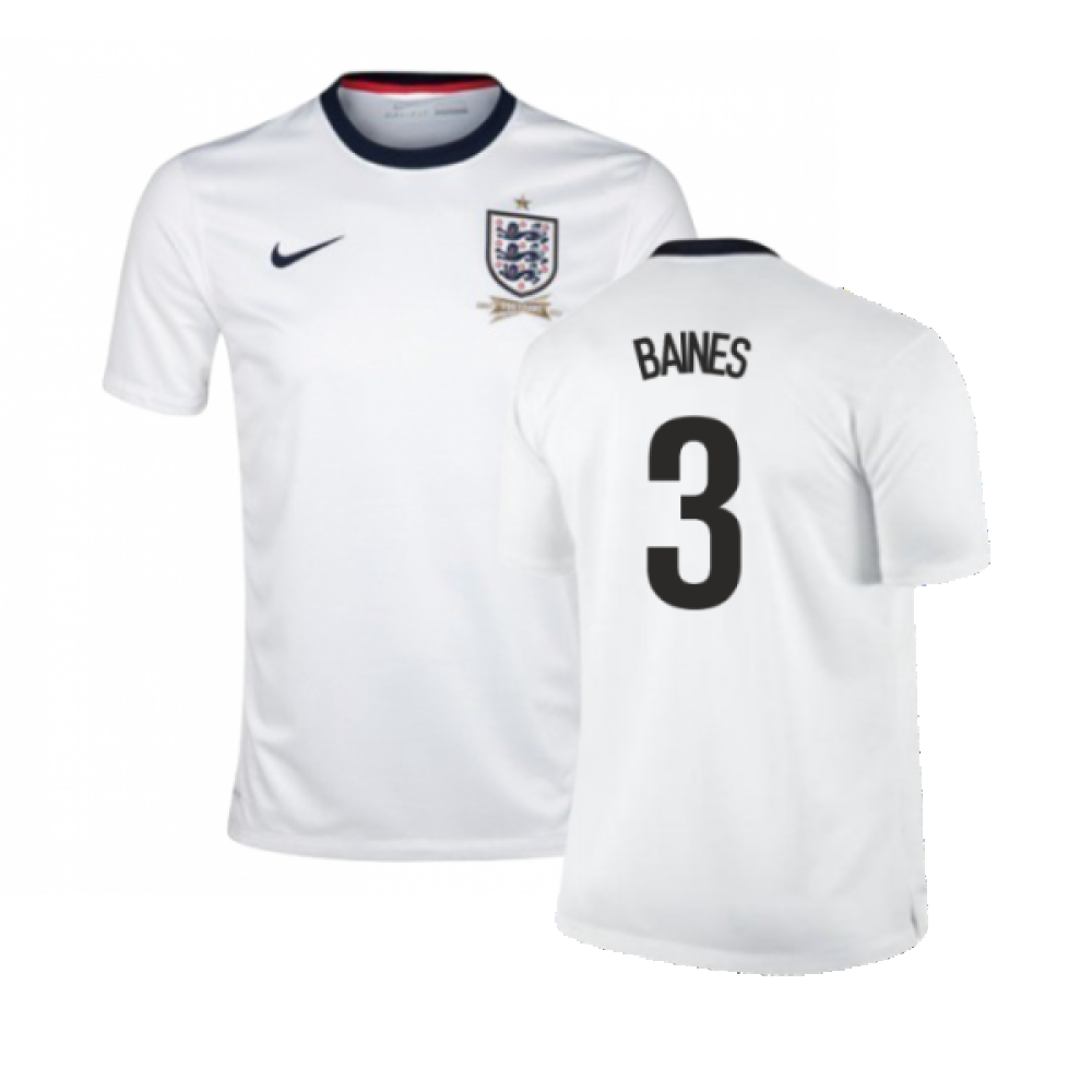 England 2013-14 Home Shirt (S) (Excellent) (BAINES 3)_0