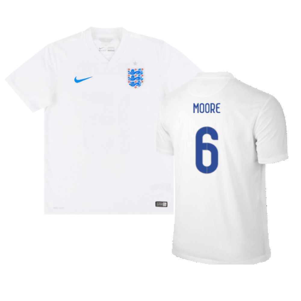 England 2014-15 Home Shirt (S) (Very Good) (MOORE 6)_0