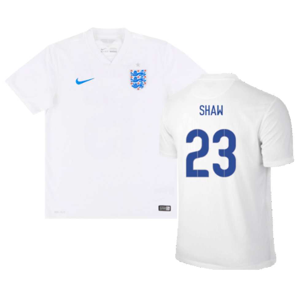 England 2014-15 Home (M) (Good) (SHAW 23)_0