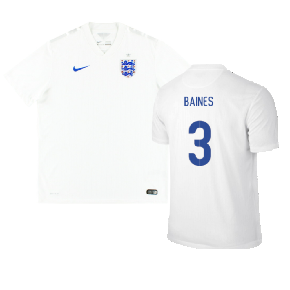 England 2014-16 Home Shirt (M) (Good) (BAINES 3)_0