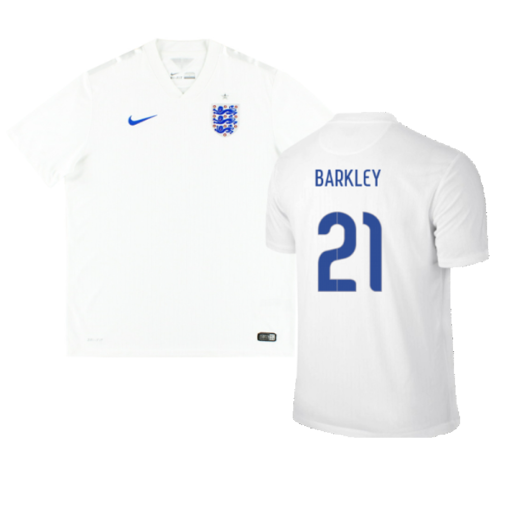 England 2014-16 Home Shirt (M) (Good) (BARKLEY 21)_0