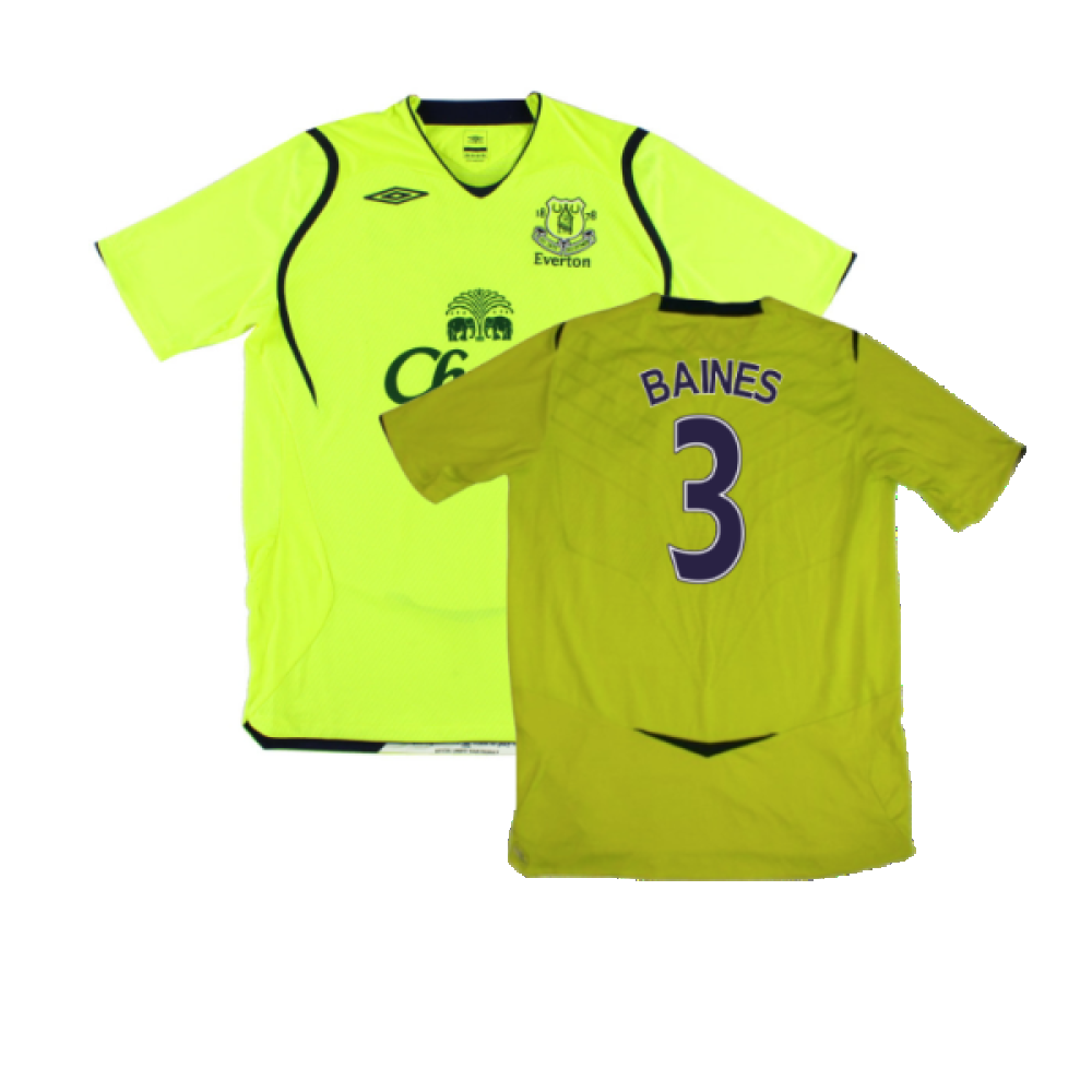 Everton 2008-09 Third Shirt (Excellent) (Baines 3)_0