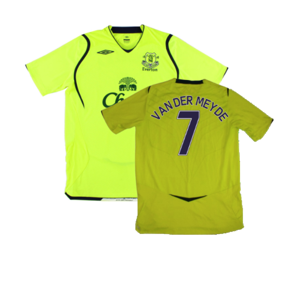 Everton 2008-09 Third Shirt (Excellent) (Van Der Meyde 7)_0