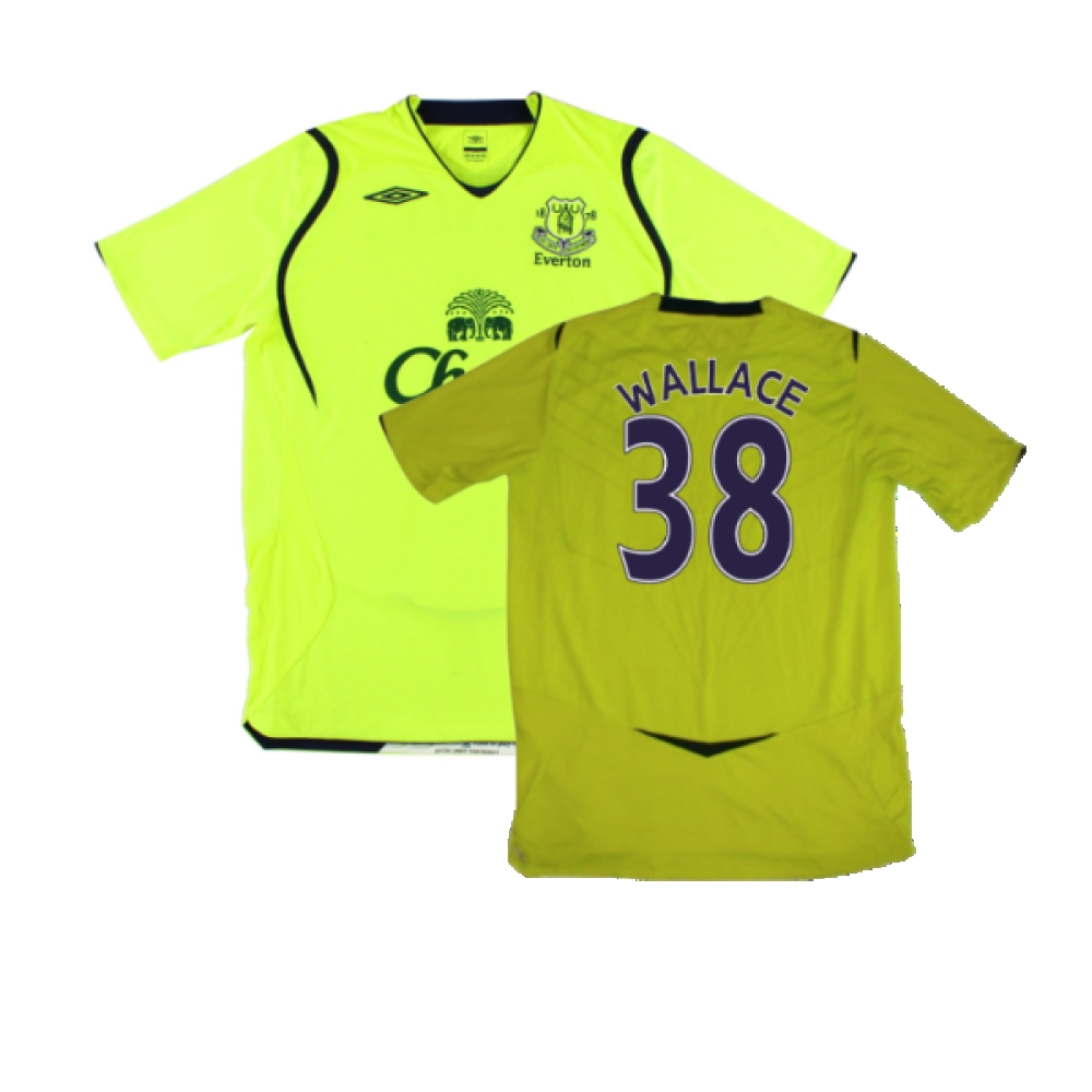 Everton 2008-09 Third Shirt (Excellent) (Wallace 38)_0