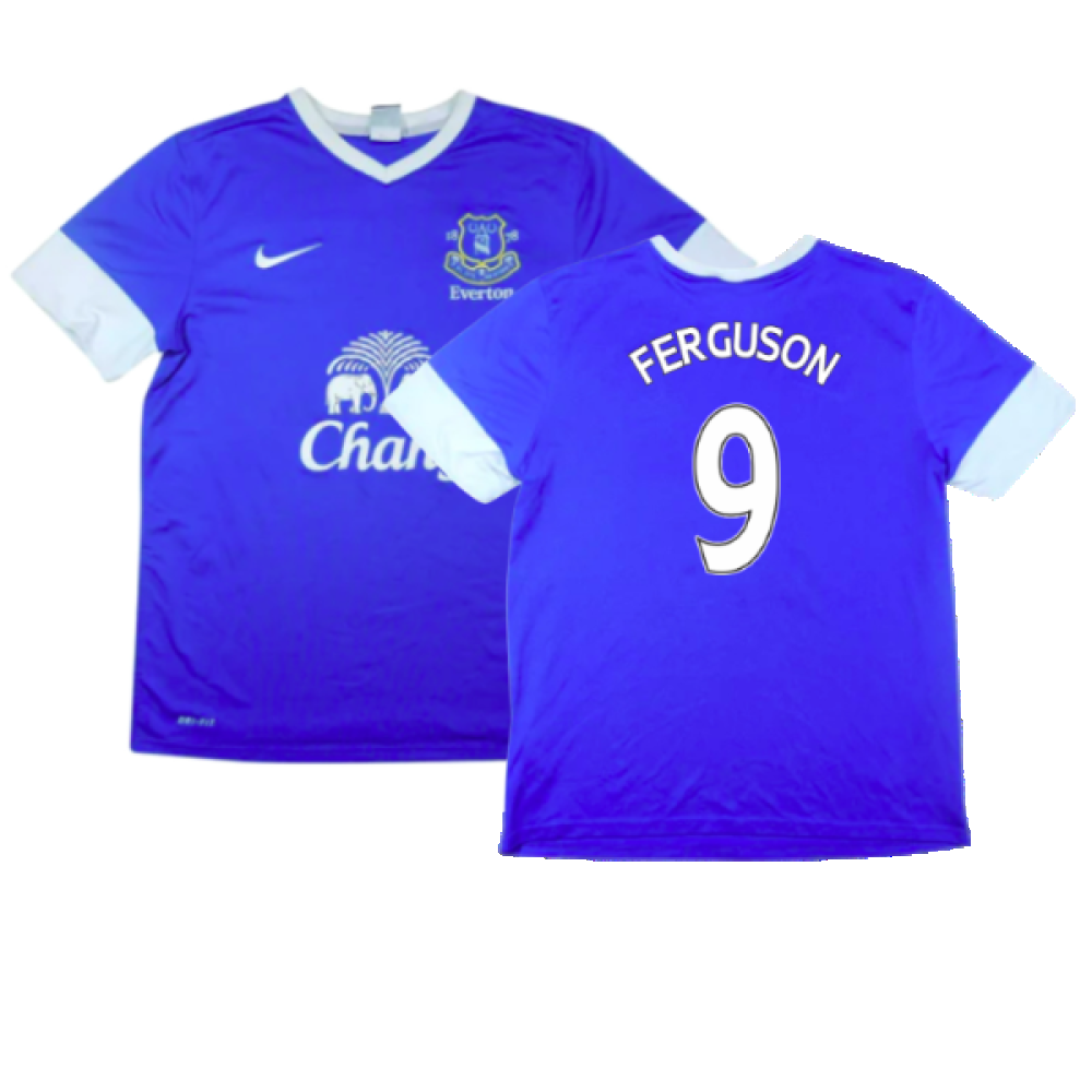 Everton 2012-13 Home Shirt (S) (Mint) (Ferguson 9)_0