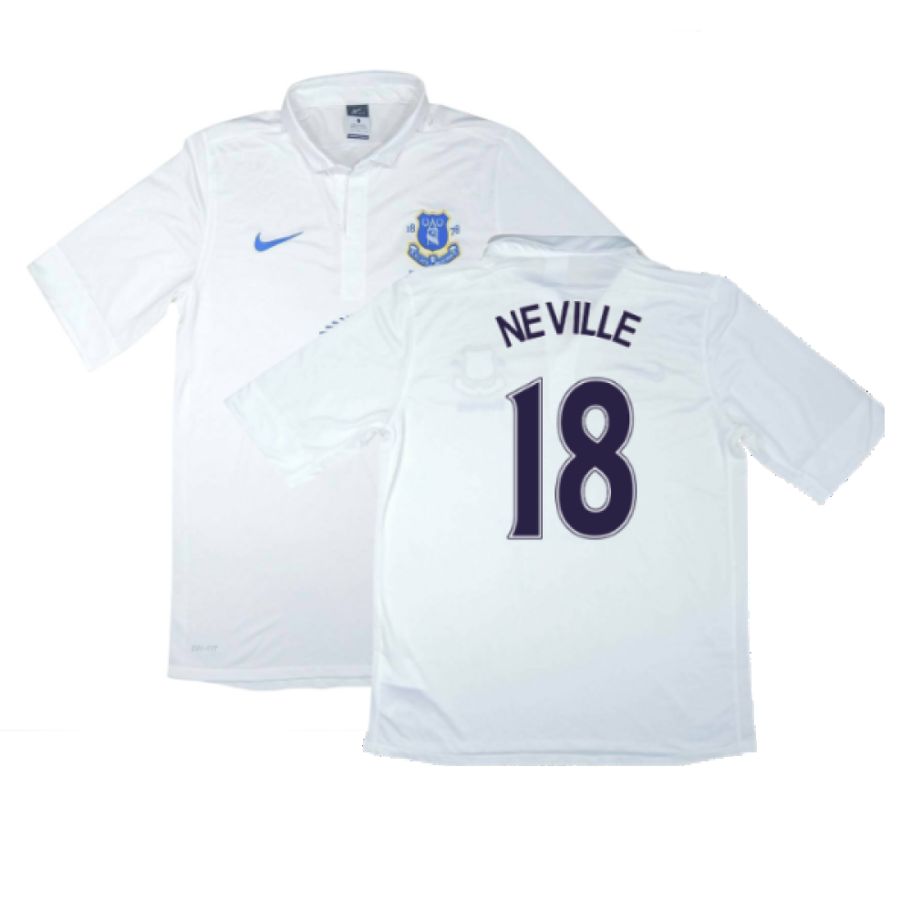 Everton 2012-13 Third Shirt (Excellent) (Neville 18)_0