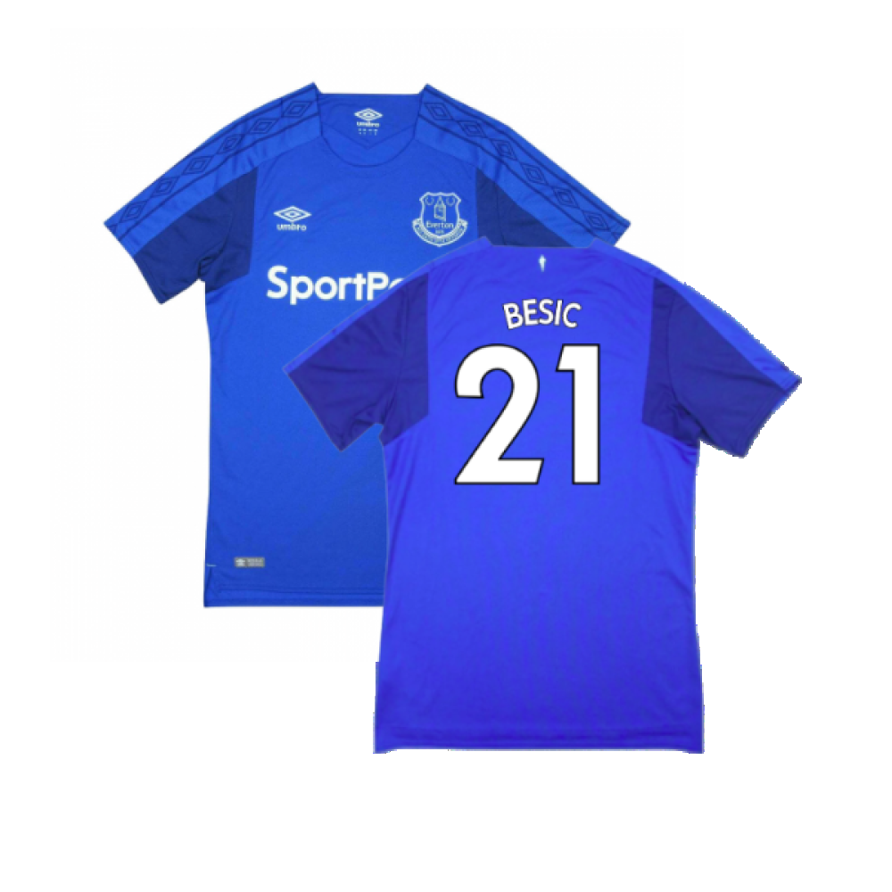 Everton 2017-18 Home Shirt (Excellent) (Besic 21)_0