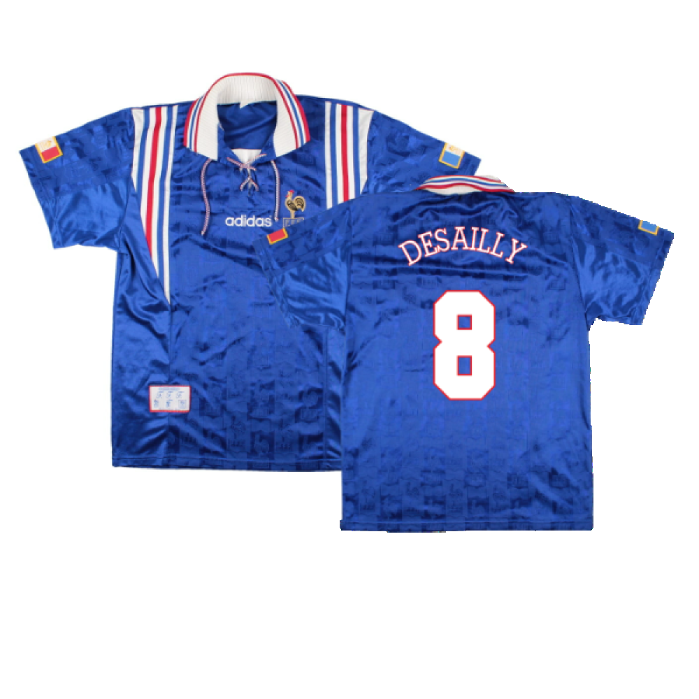 France 1996-98 Home Shirt (M) (Excellent) (Desailly 8)_0