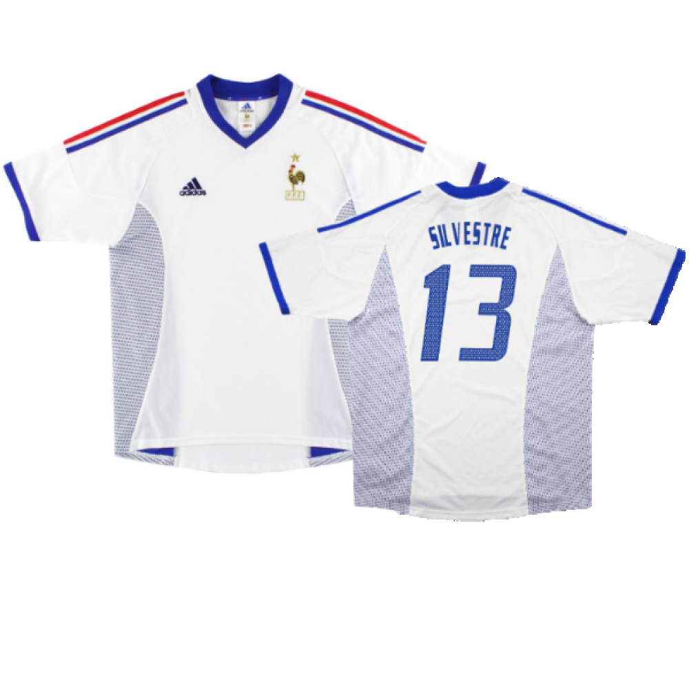 France 2002-04 Away Shirt (L) (Excellent) (Silvestre 13)_0