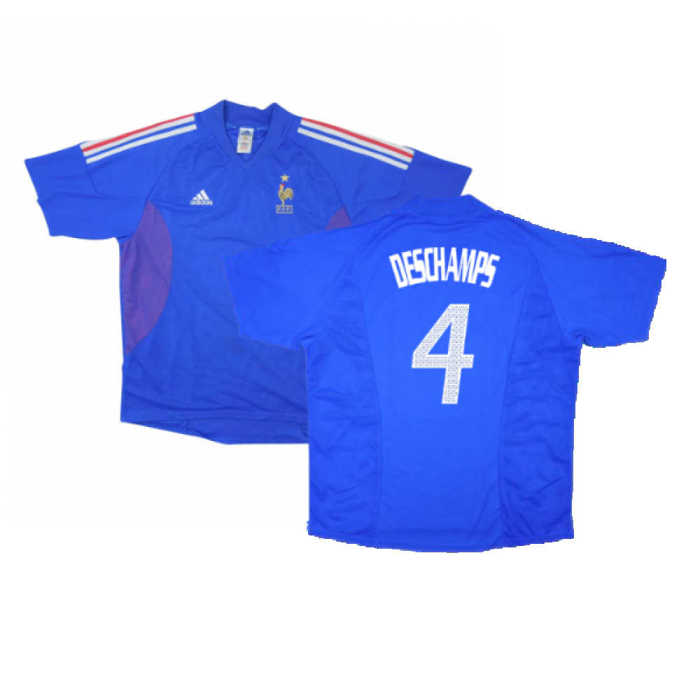 France 2002-04 Home Shirt (L) (Mint) (DESCHAMPS 4)_0