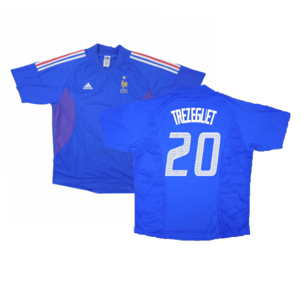 France 2002-04 Home Shirt (M) (Excellent) (Trezeguet 20)_0