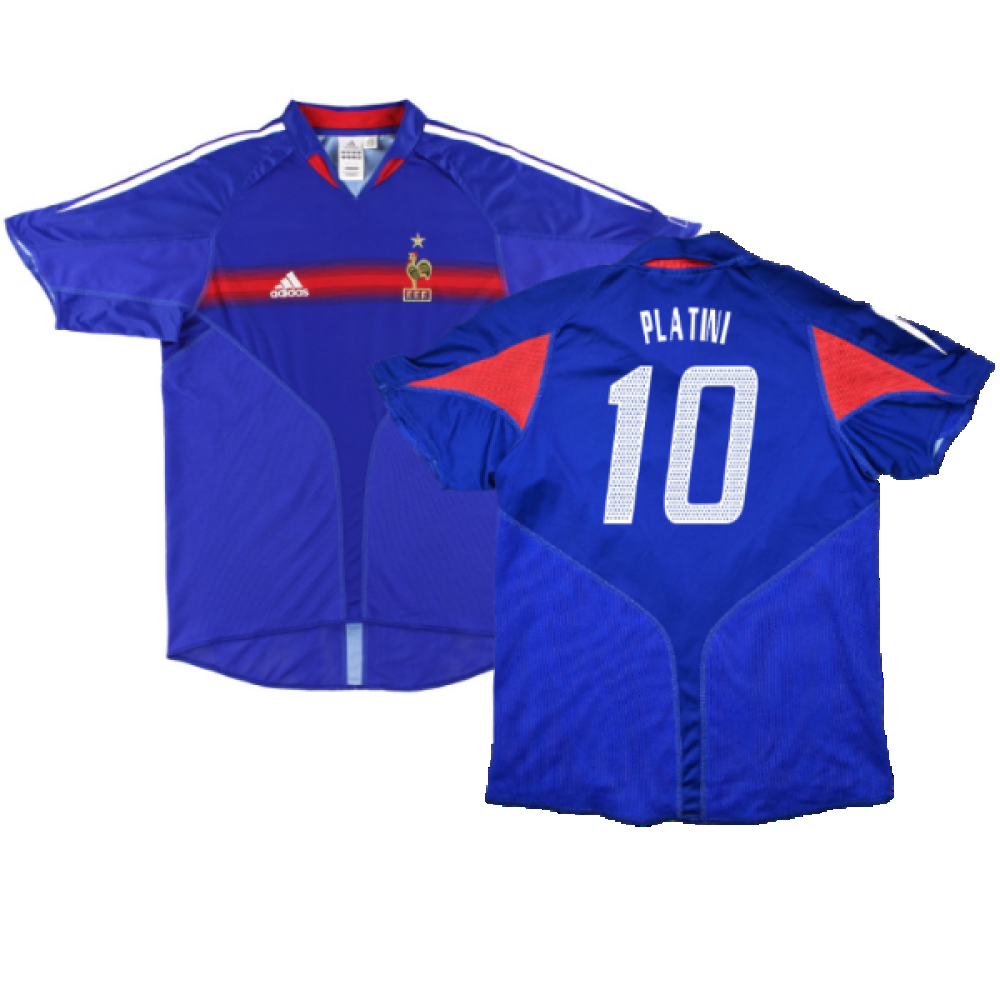 France 2004-06 Home Shirt (XL) (Good) (PLATINI 10)_0