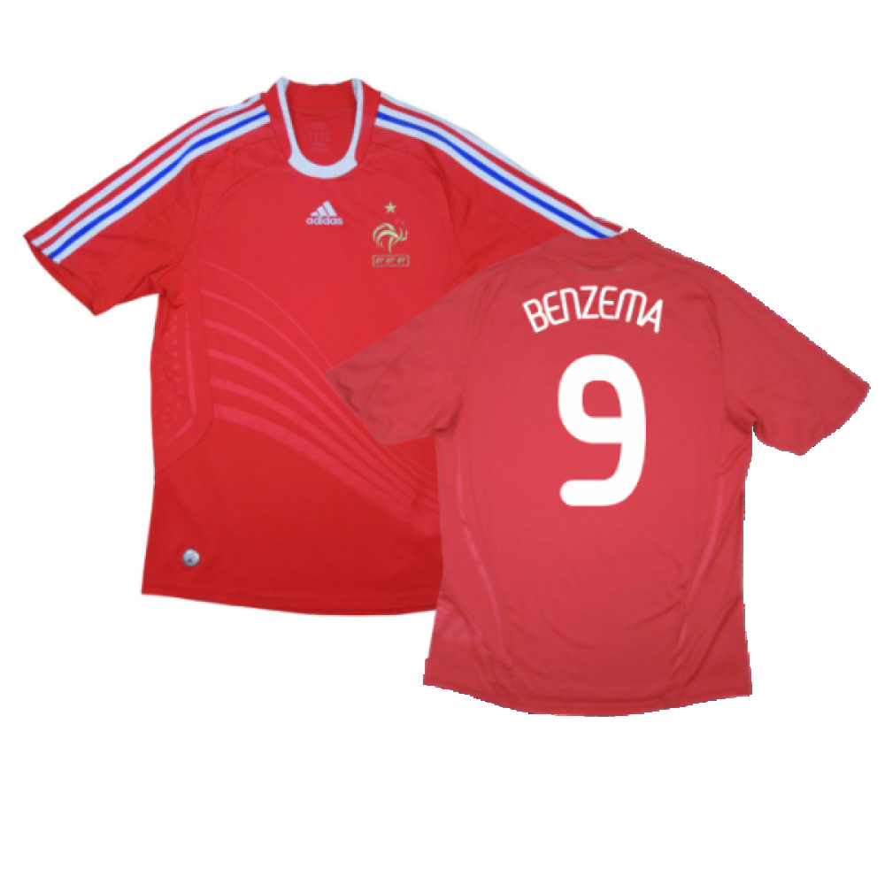 France 2008-10 Away Shirt (M) (Excellent) (Benzema 9)_0