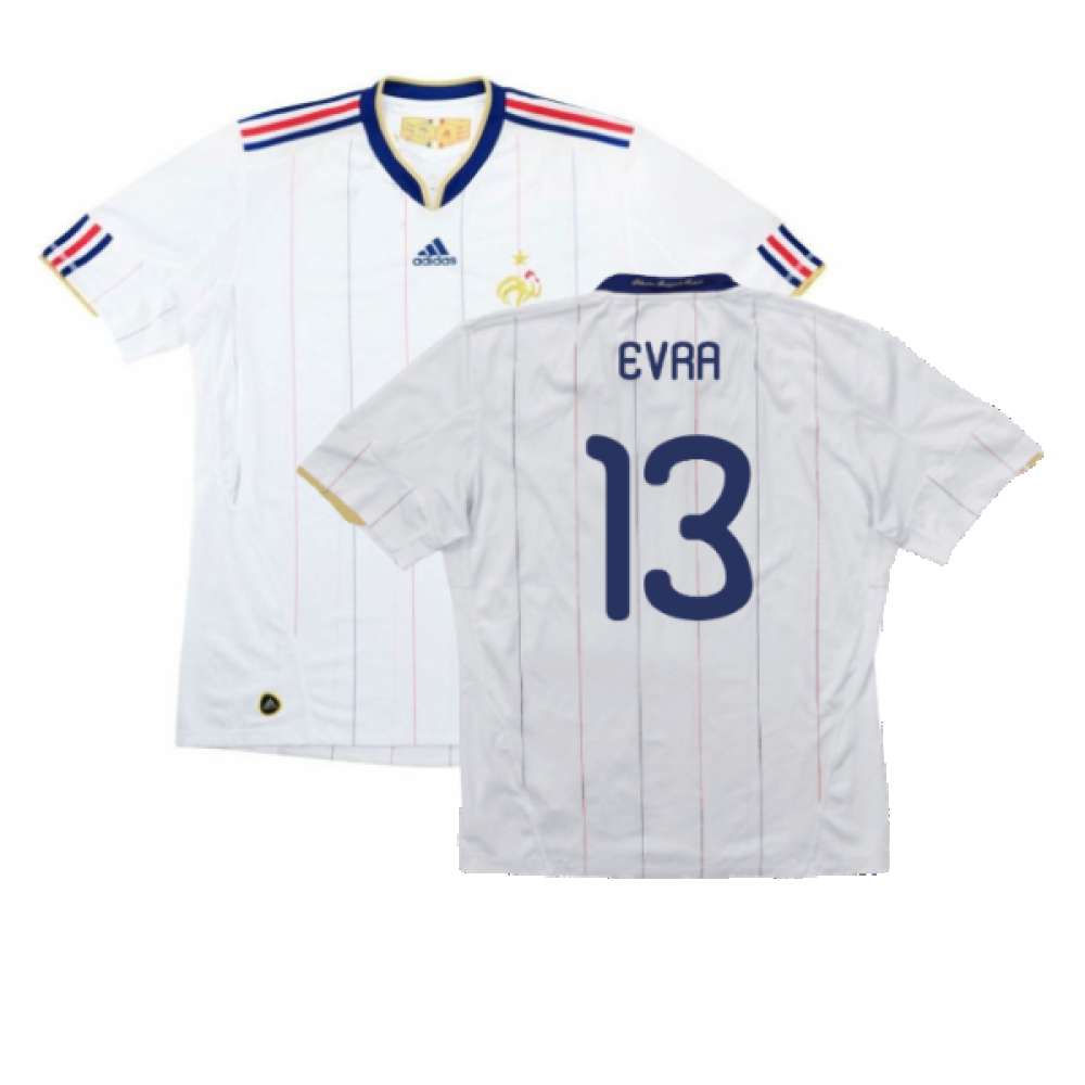 France 2010-11 Away Shirt (M) (Excellent) (Evra 13)_0