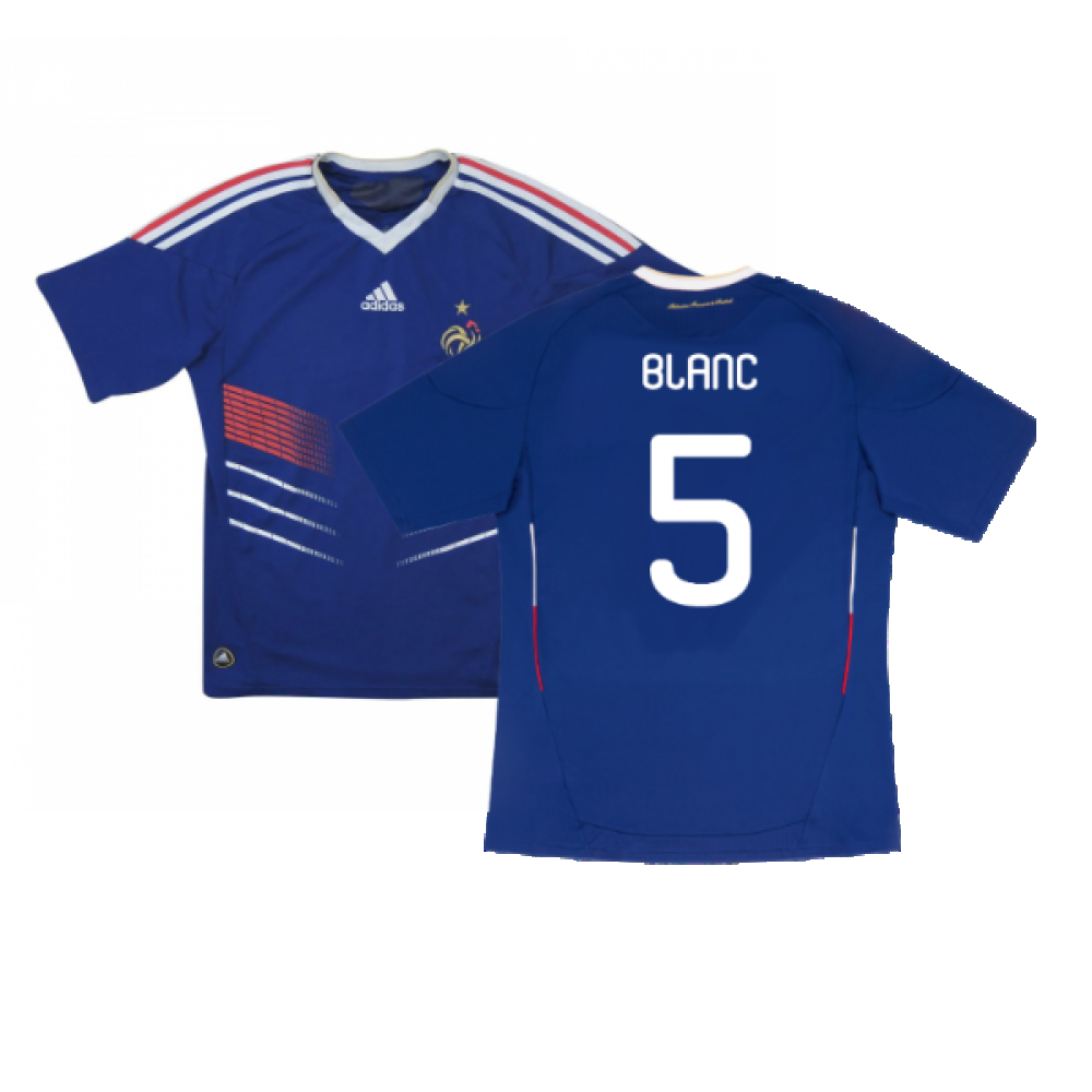 France 2010-11 Home Shirt (L) (Very Good) (BLANC 5)_0