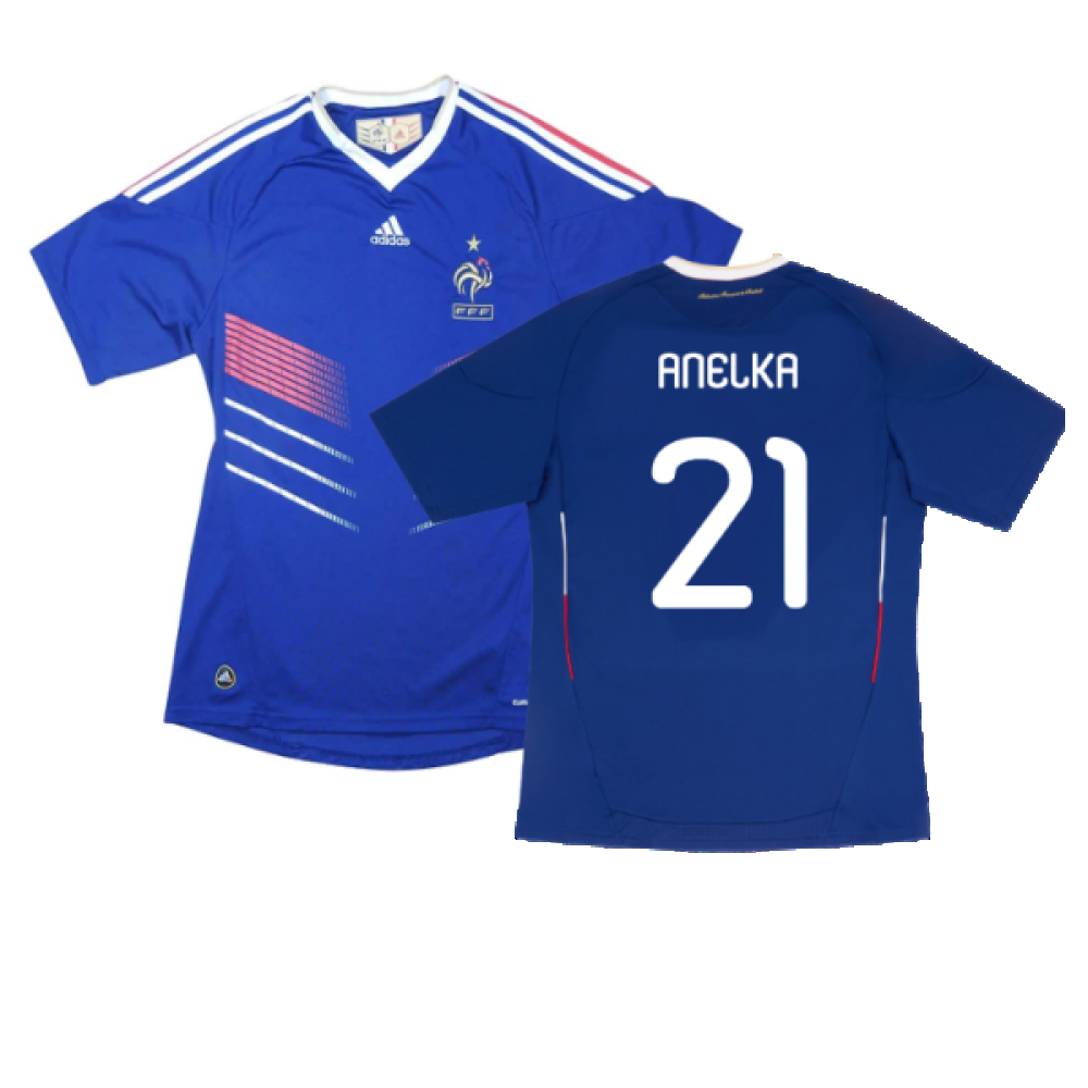 France 2010-2011 Home Shirt (L) (Excellent) (Anelka 21)_0