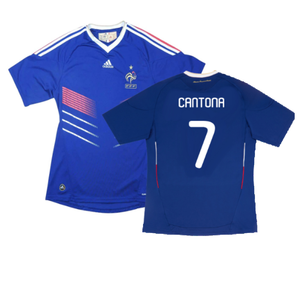 France 2010-2011 Home Shirt (M) (Excellent) (CANTONA 7)_0