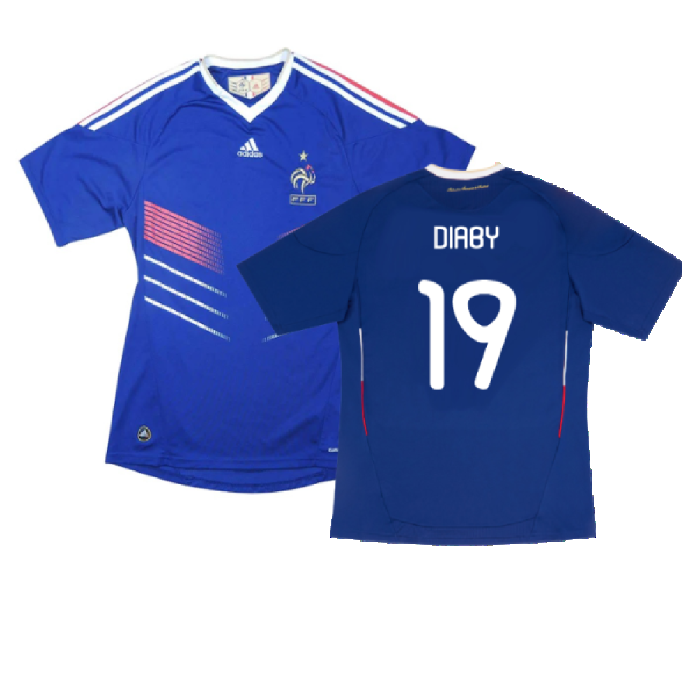 France 2010-2011 Home Shirt (L) (Excellent) (Diaby 19)_0