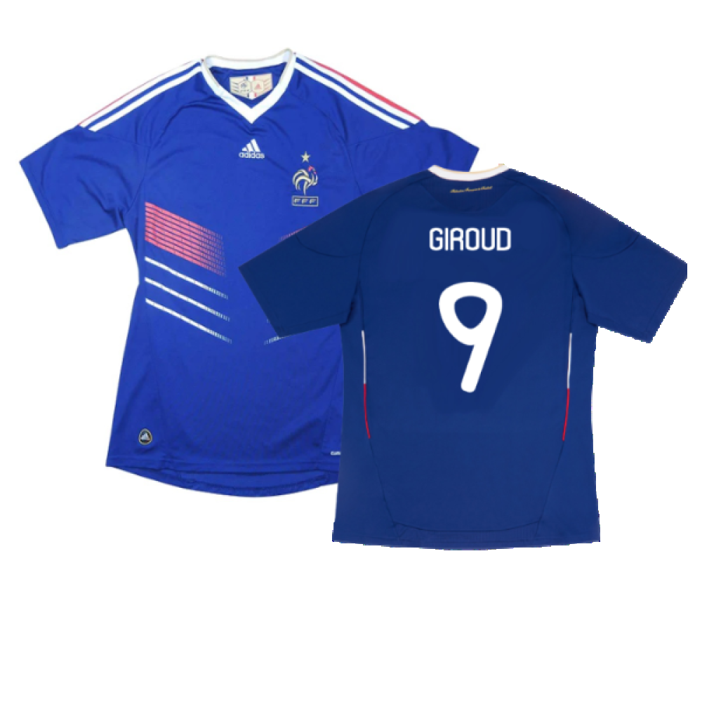 France 2010-2011 Home Shirt (M) (Excellent) (GIROUD 9)_0