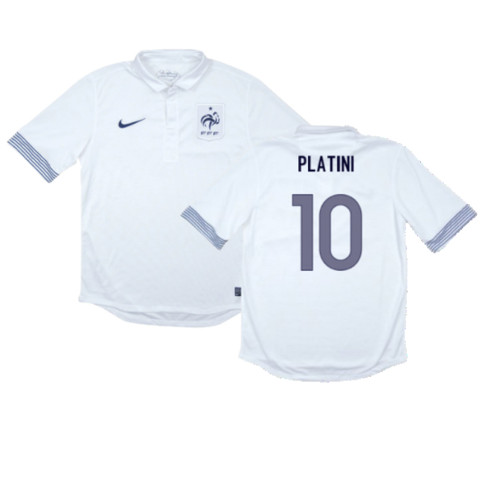 France 2012-13 Away Shirt (L) (Excellent) (PLATINI 10)_0