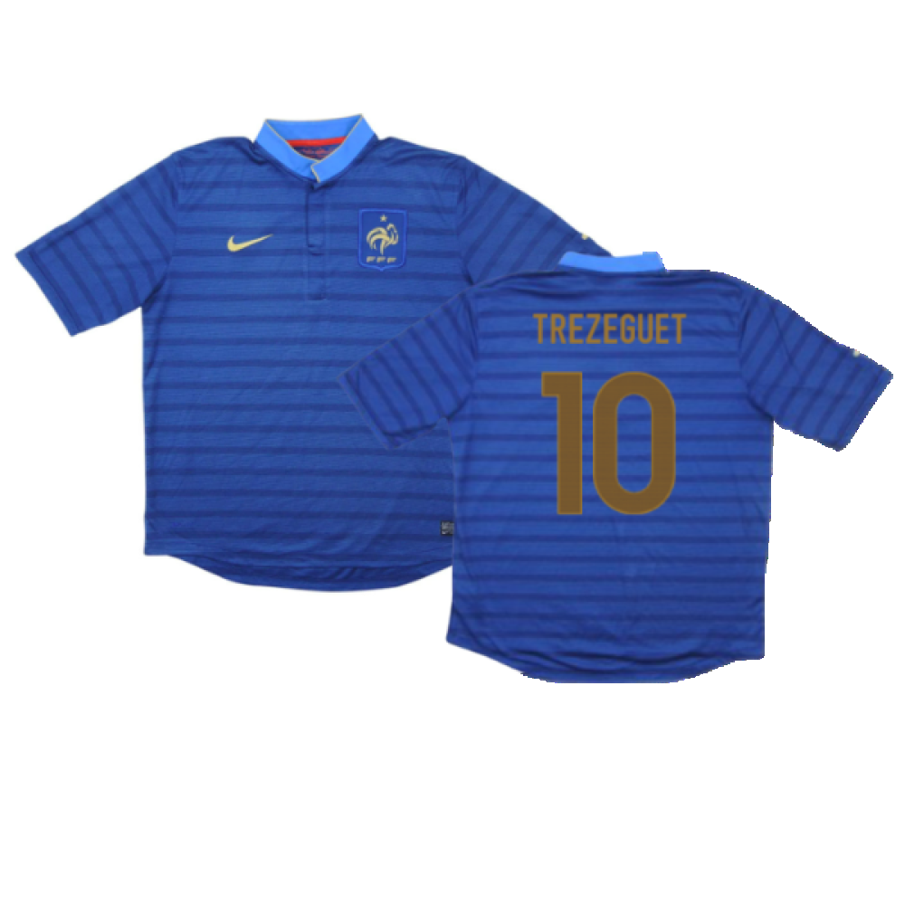 France 2012-13 Home Shirt (XL) (Excellent) (TREZEGUET 10)_0