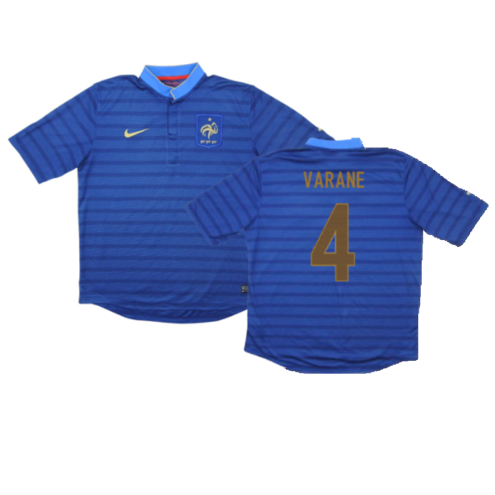 France 2012-13 Home Shirt (XL) (Excellent) (VARANE 4)_0