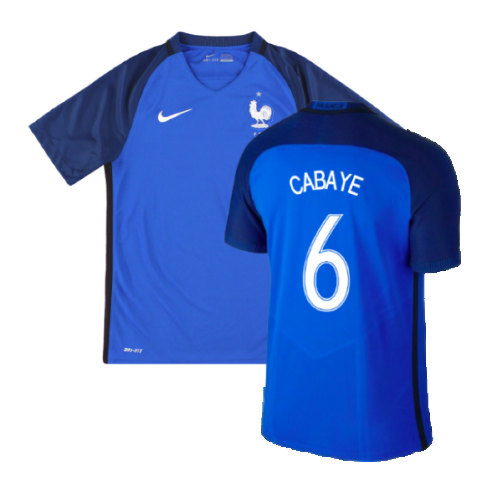 France 2016-17 Home Shirt (L) (Very Good) (Cabaye 6)_0