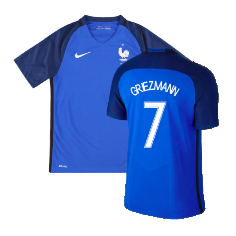 France 2016-17 Home Shirt (S) (Excellent) (Griezmann 7)_0