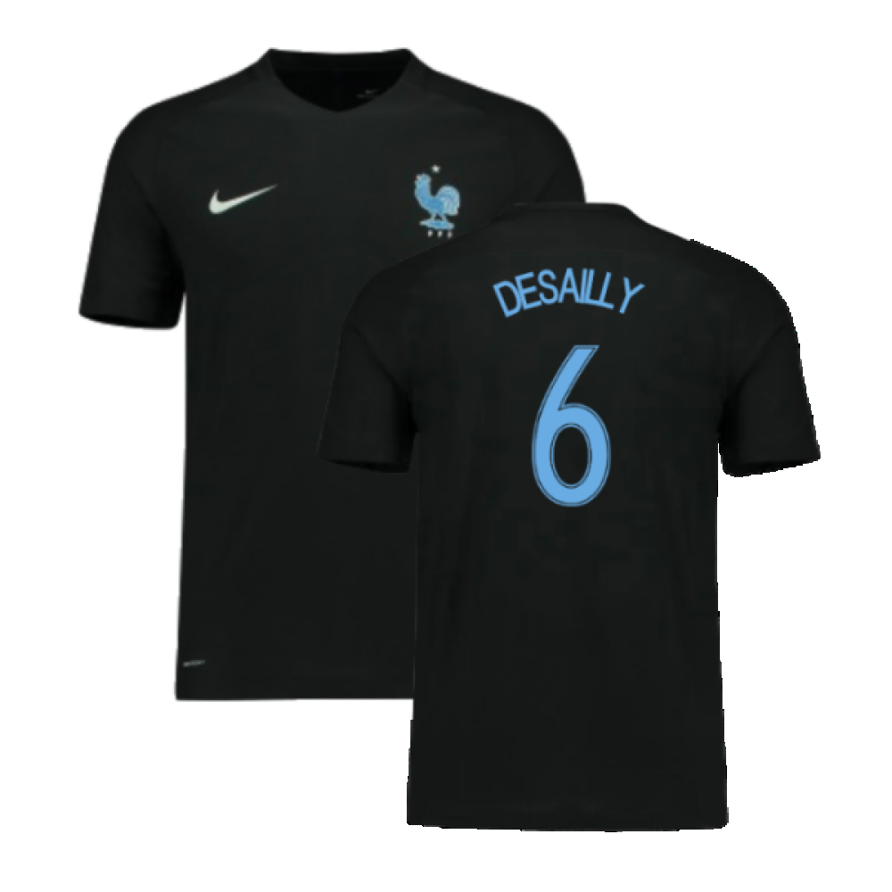 France 2017-18 Third Shirt (S) (Mint) (Desailly 6)_0