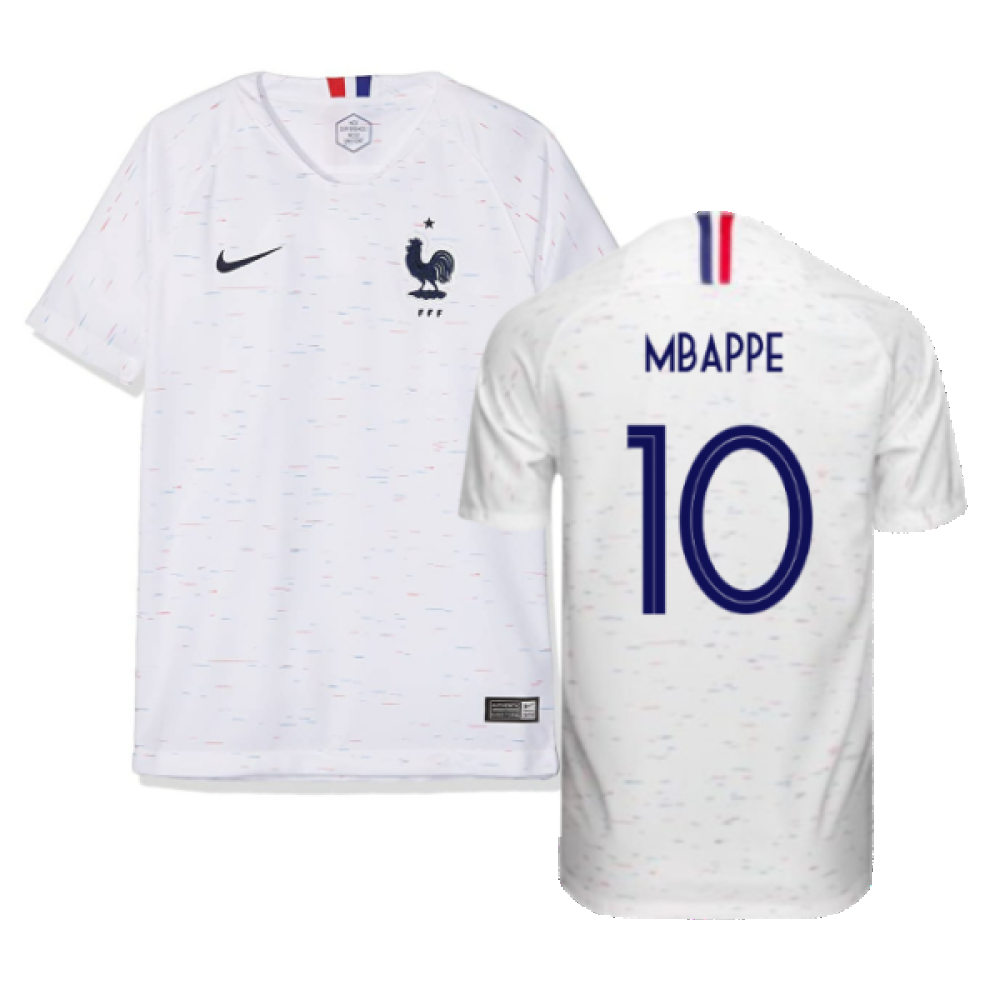 France 2018-19 Away Shirt (XL) (Good) (Mbappe 10)_0