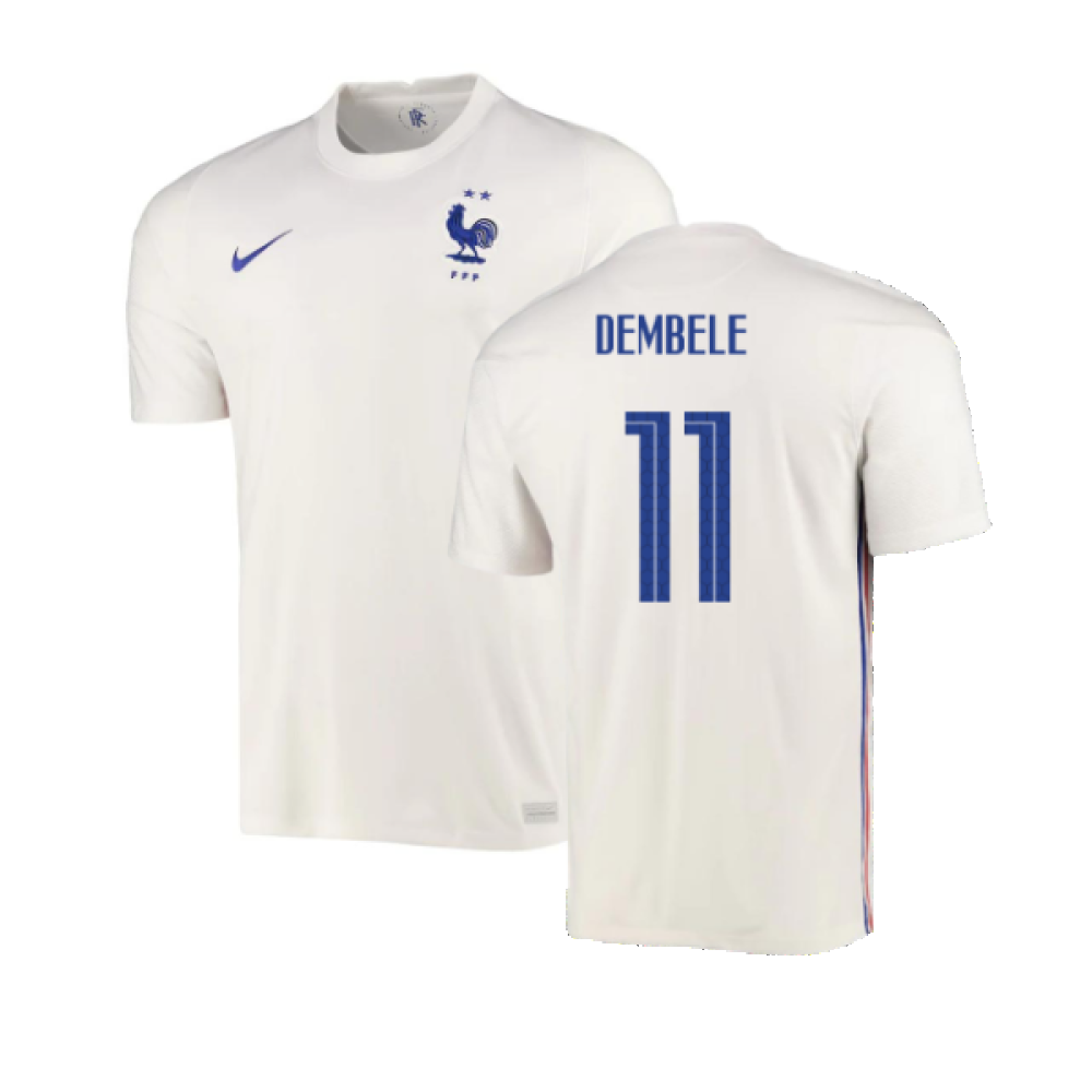 France 2020-21 Away Shirt (XXL) (Good) (Dembele 11)_0